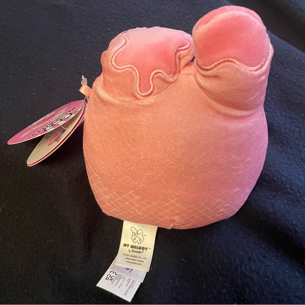 Sanrio Squishmallow My Melody, NWT, approximately 7” in height (including ear) - Picture 2 of 9